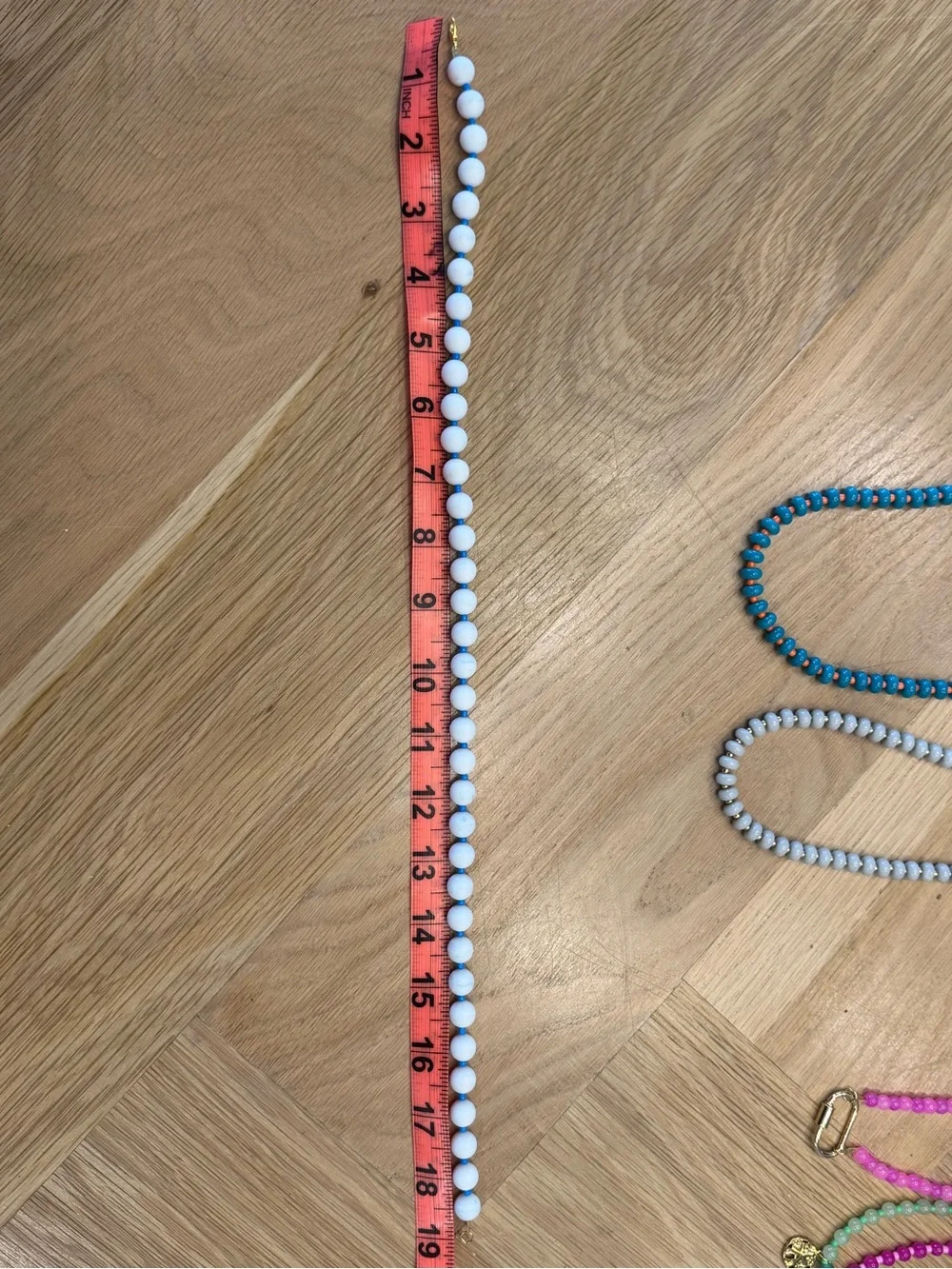 Colorful Beaded Women's Necklace - Multicolor Strand
